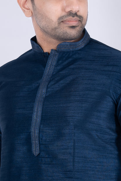 Fancy Kurta - Navy