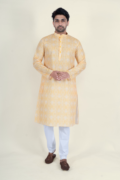 Printed Cotton Kurta