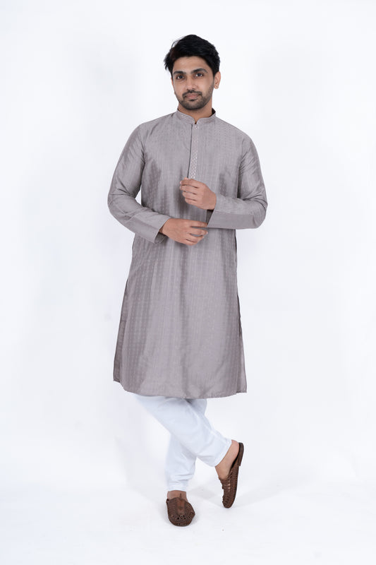 Fancy Kurta - Grey