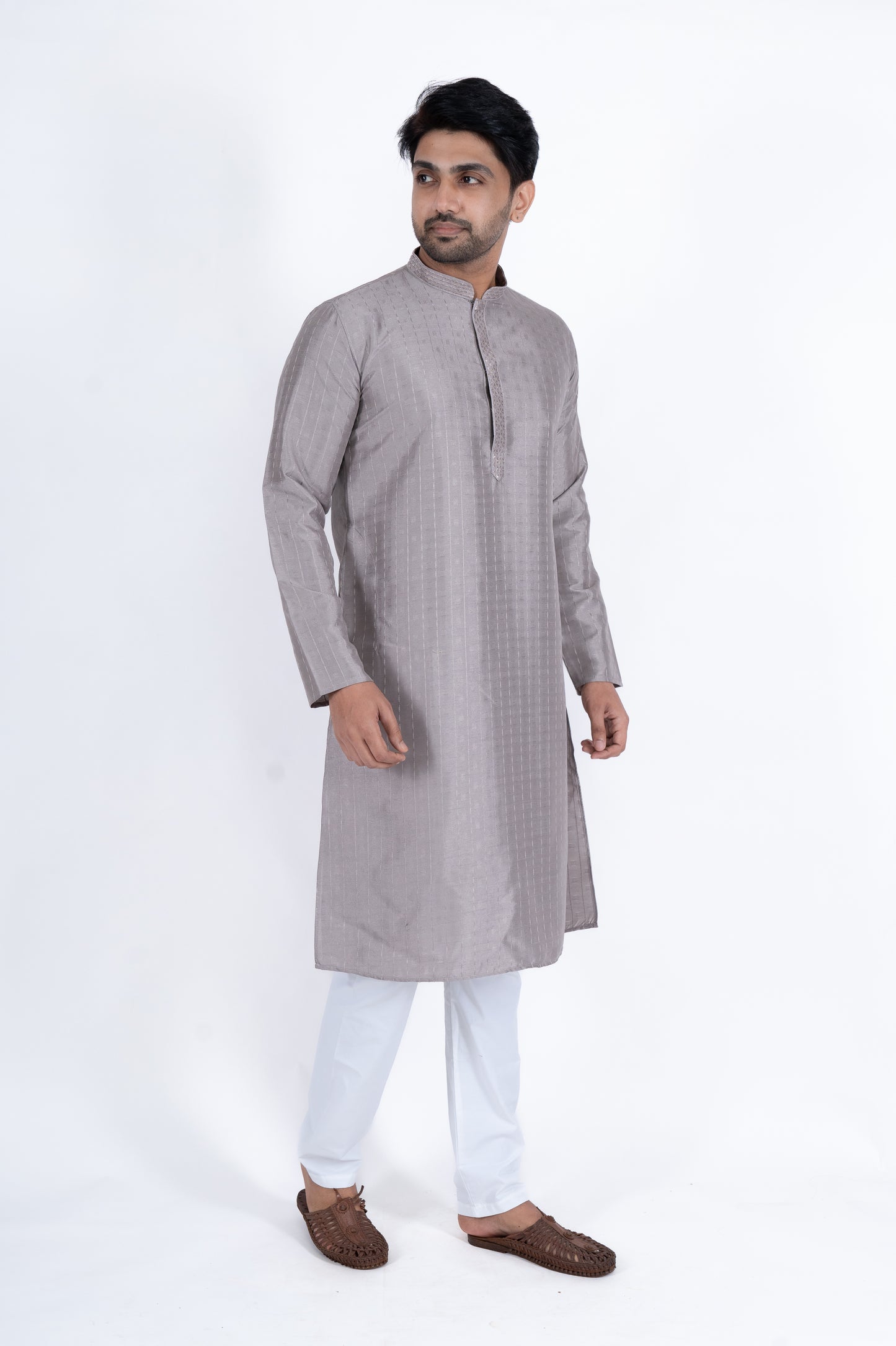 Fancy Kurta - Grey