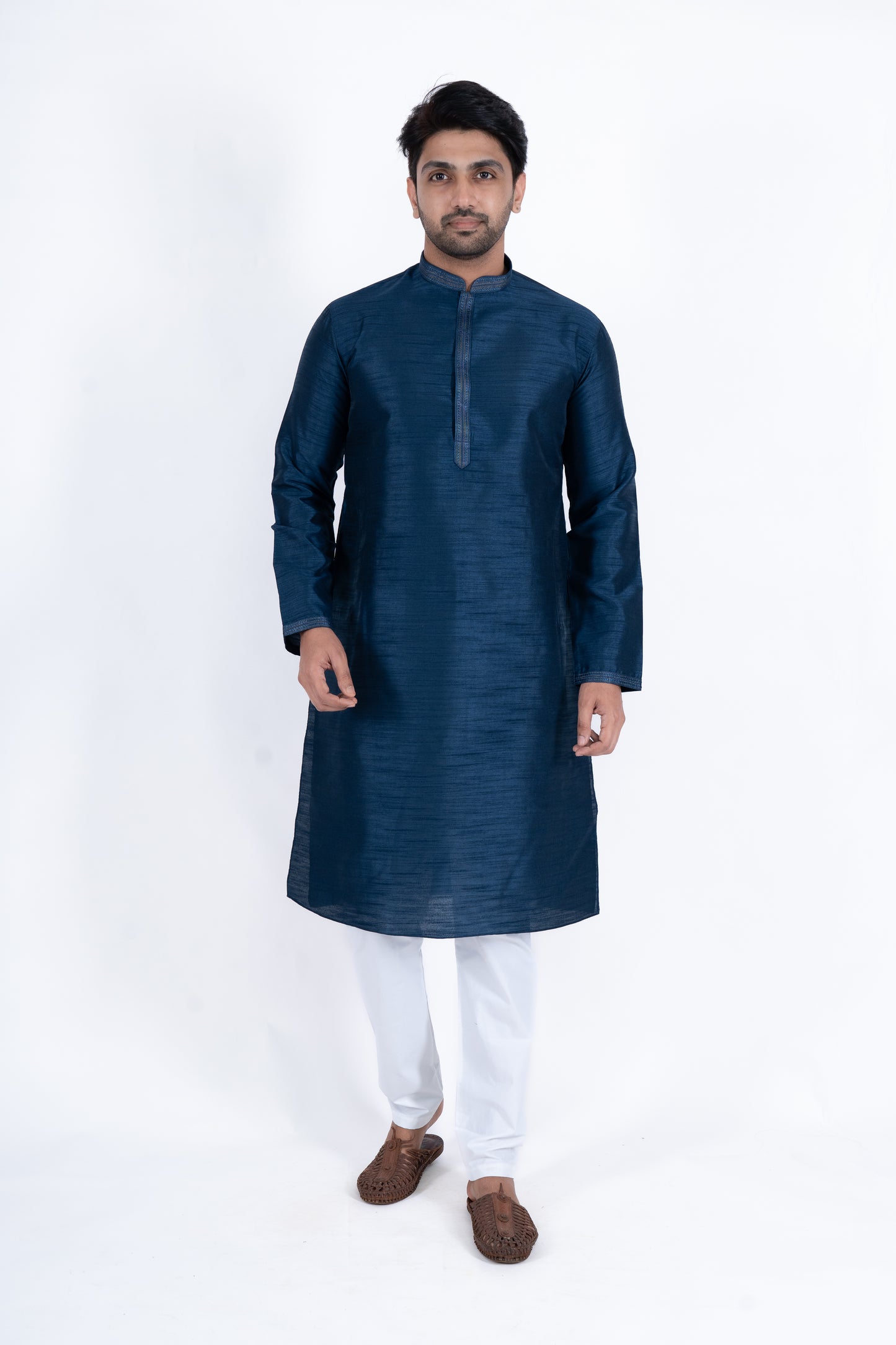 Fancy Kurta - Navy