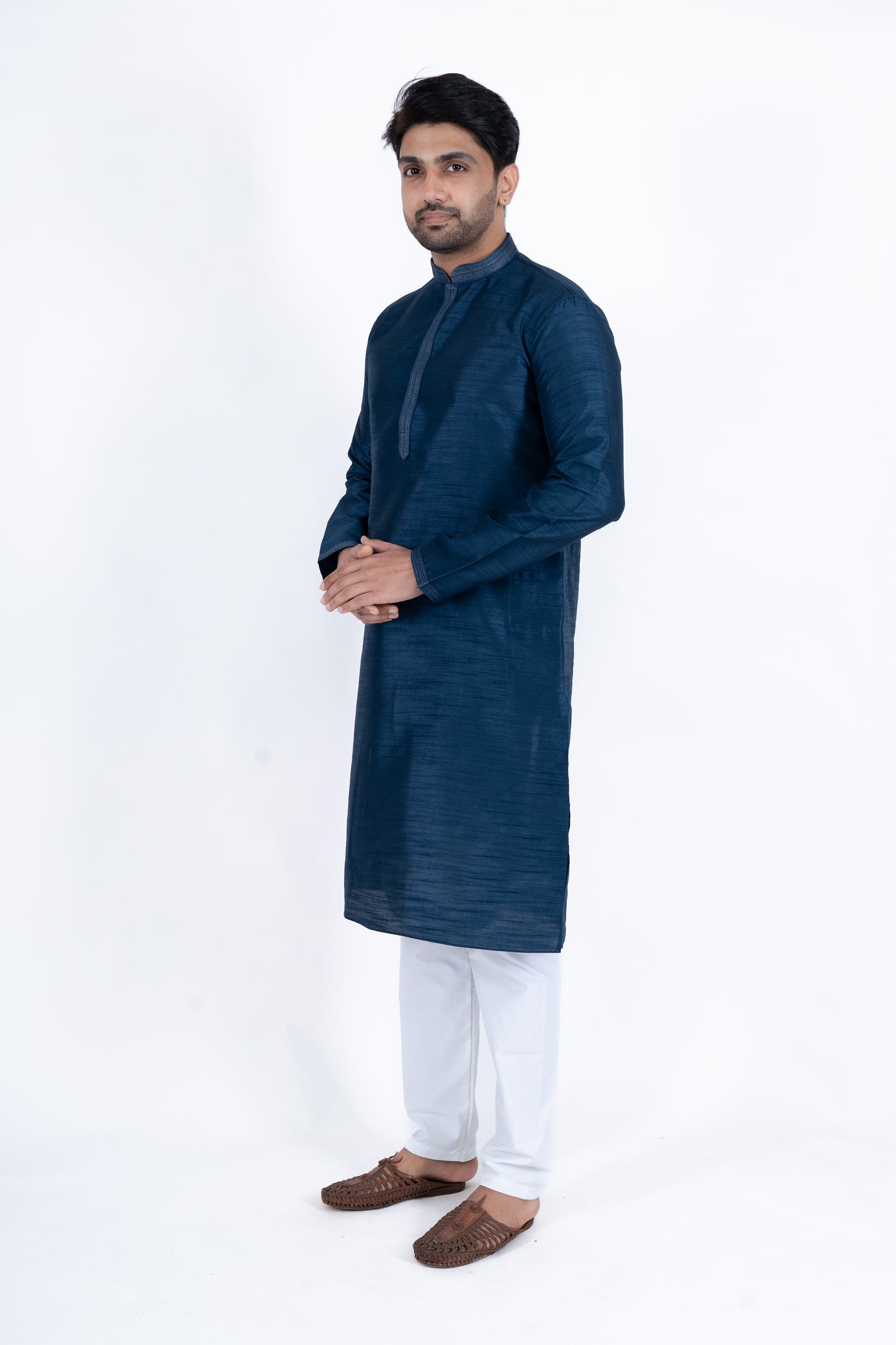 Fancy Kurta - Navy