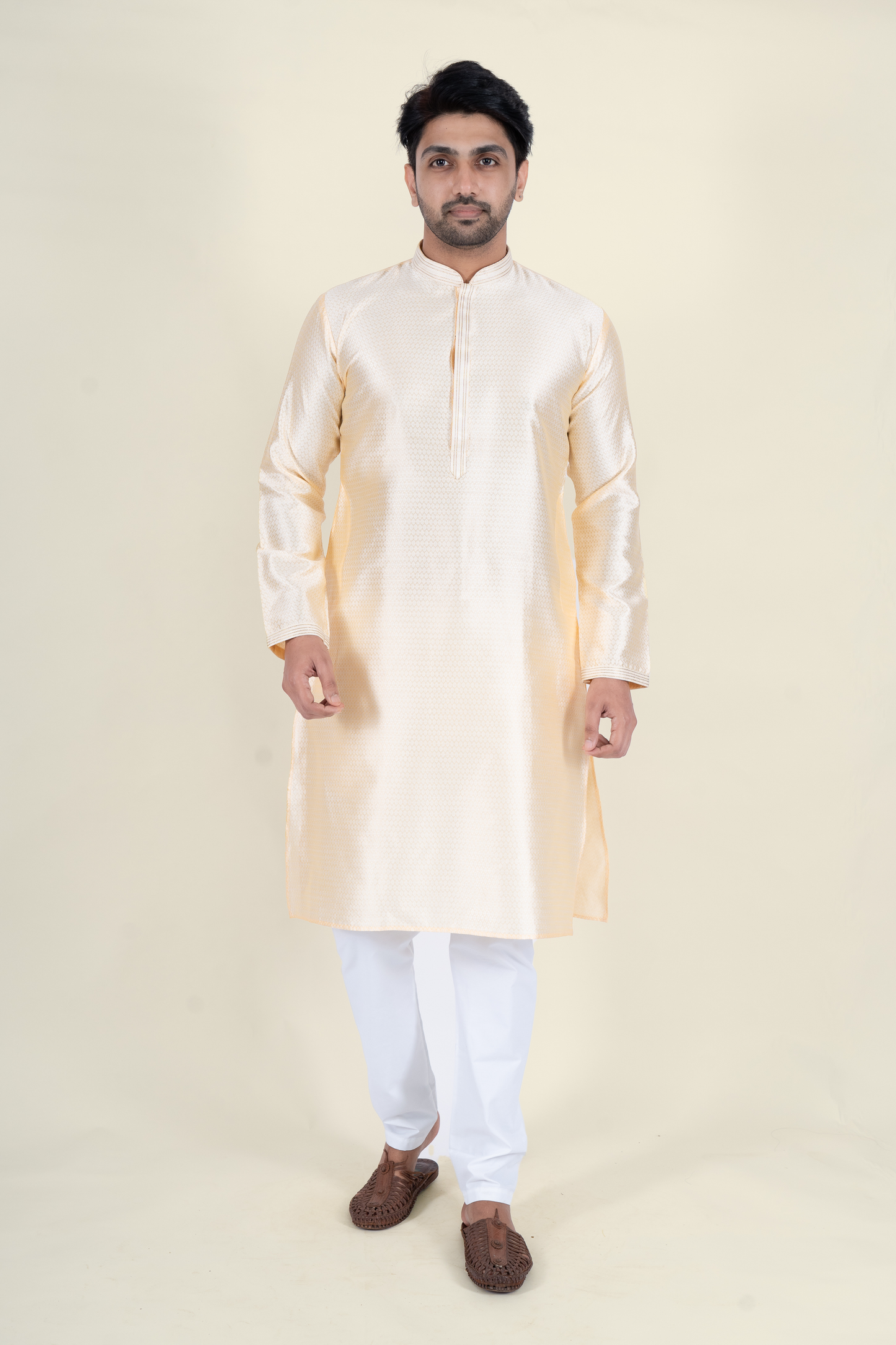 Fancy Kurta - White