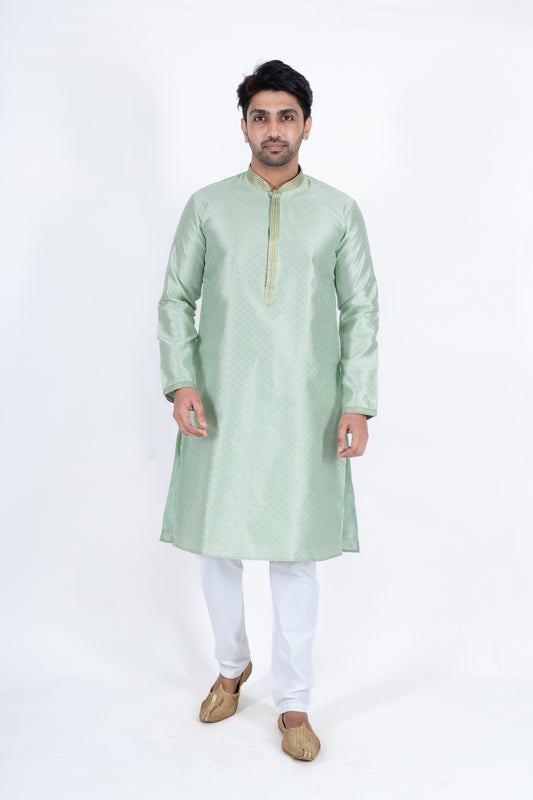 Fancy Kurta - Mint Green