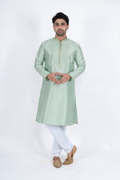 Fancy Kurta - Mint Green