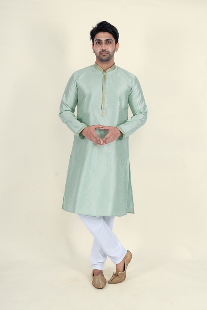 Fancy Kurta - Mint Green