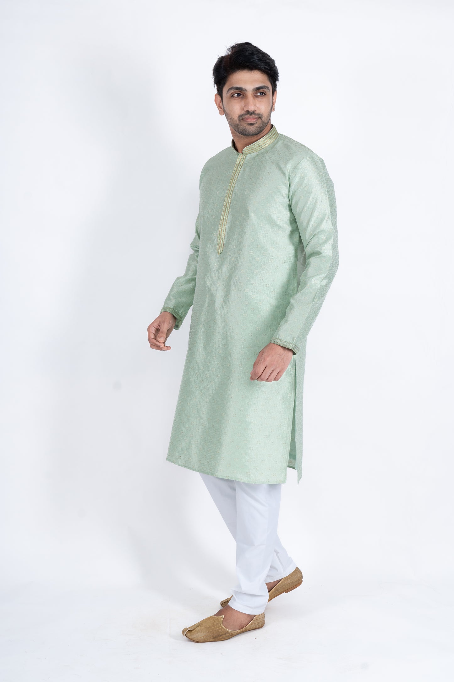 Fancy Kurta - Mint Green