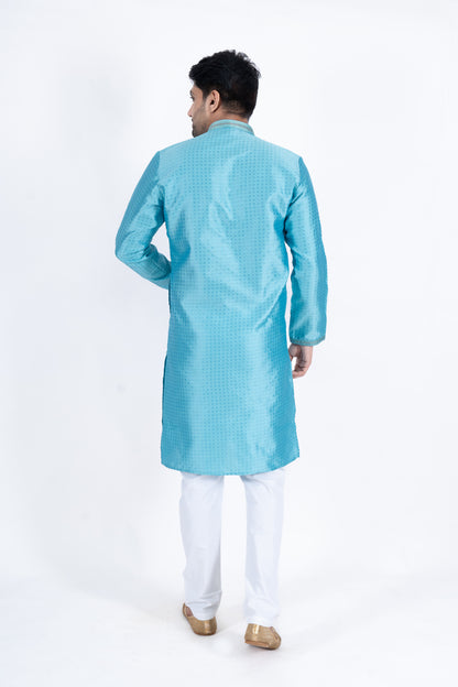 Fancy Kurta - Sky Blue