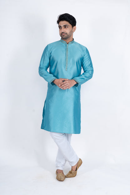 Fancy Kurta - Sky Blue