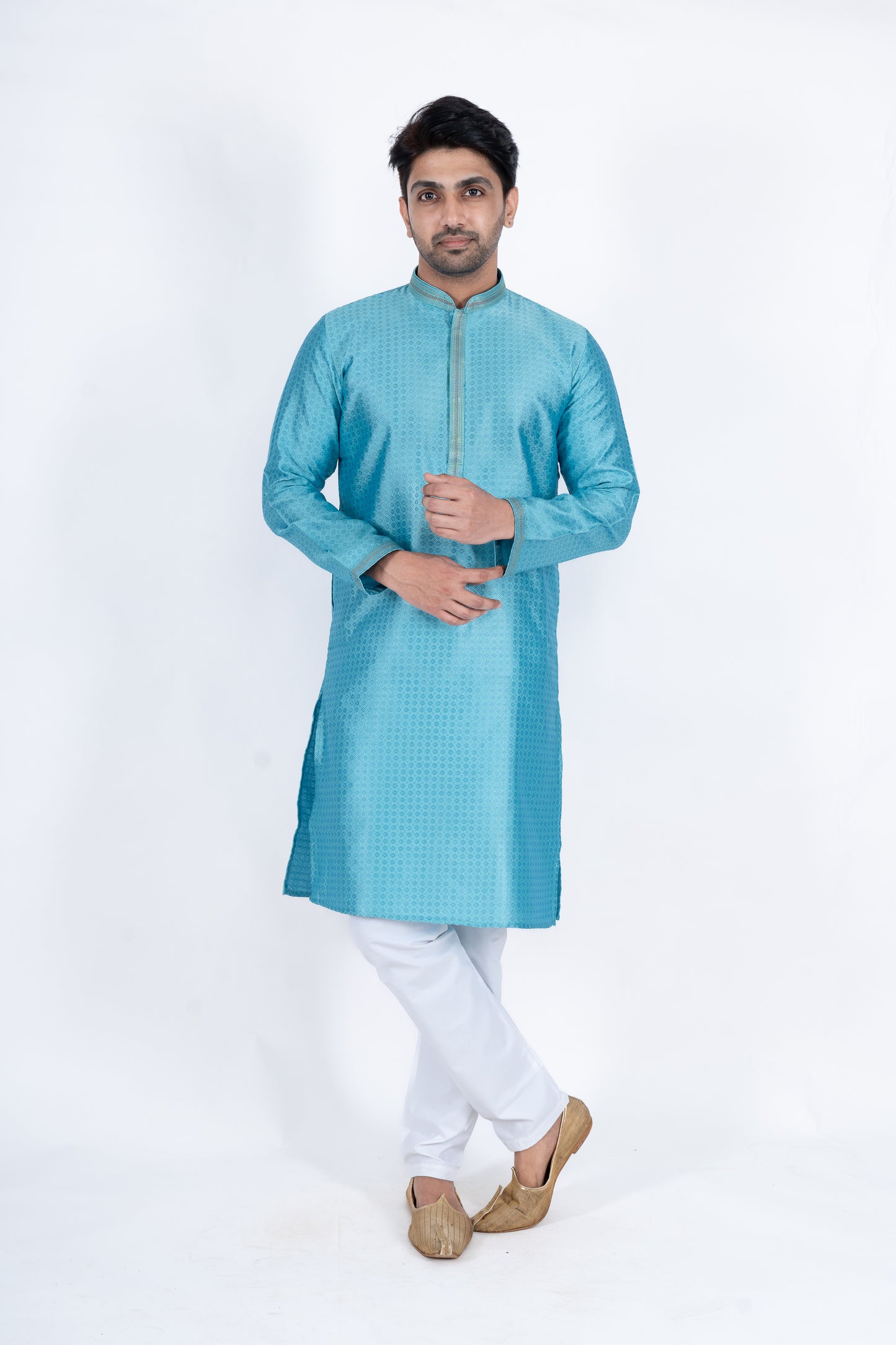 Fancy Kurta - Sky Blue