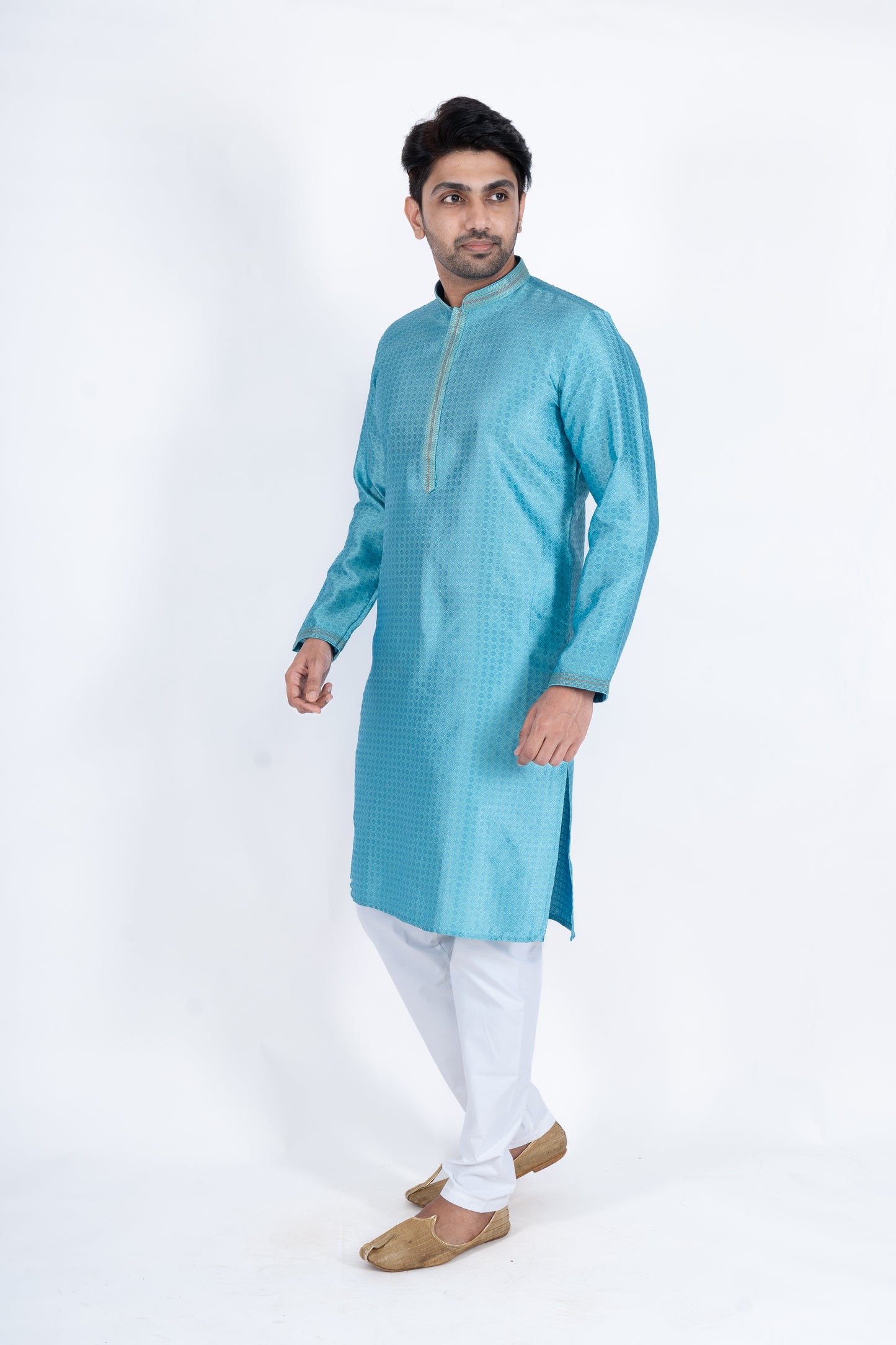 Fancy Kurta - Sky Blue