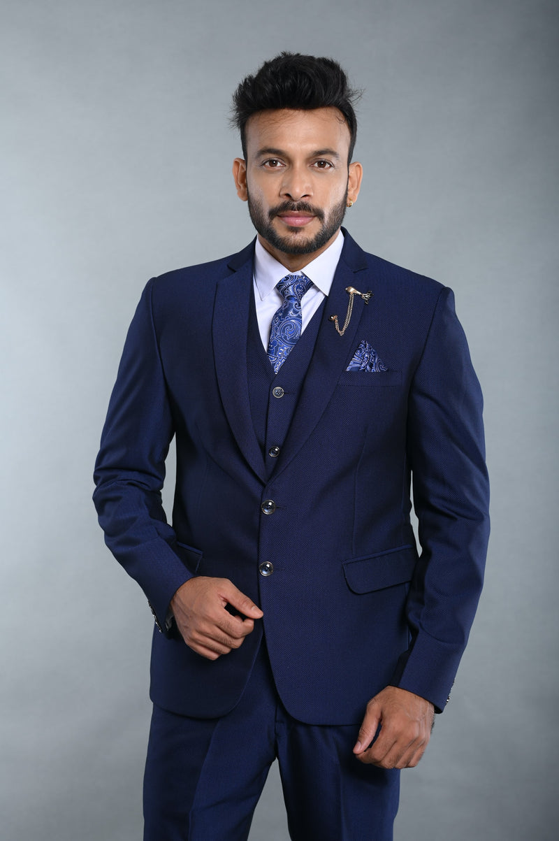 Buy Navy Blue 3P-Suit Sets for Men by LOUIS PHILIPPE Online | Ajio.com