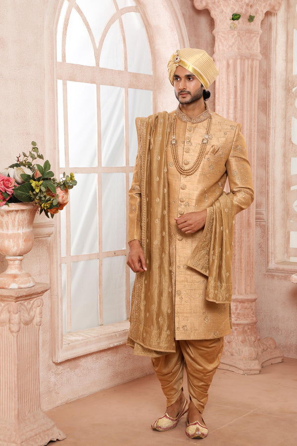 Classic Golden Color Indo-western